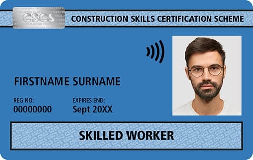 Blue CSCS Card - Skilled Worker